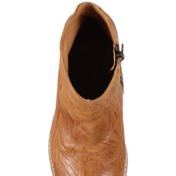 NEW DIBA TRUE Leather Hel Lina Heel Booties Cuoio for women 462mn - Picture 12 of 12